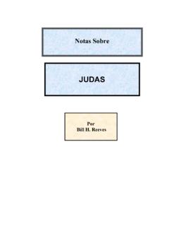 Notas Sobre Judas - BillHReeves.com