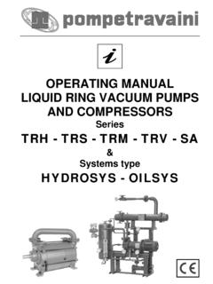 Systems type HYDROSYS - OILSYS