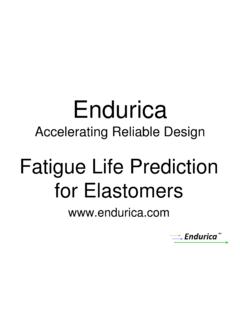Fatigue Life Prediction for Elastomers
