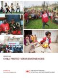 BRIEFING CHILD PROTECTION IN EMERGENCIES - …