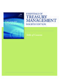ESSENTIALS OF TREASURY trEasury MANAGEMENT …