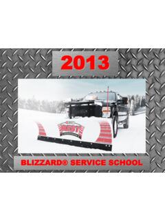 BLIZZARD&#174; SERVICE SCHOOL BLIZZARD