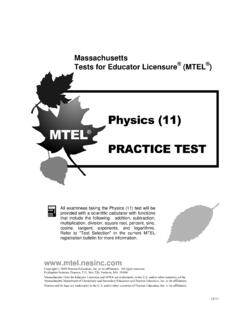 Massachusetts Tests for Educator Licensure (MTEL
