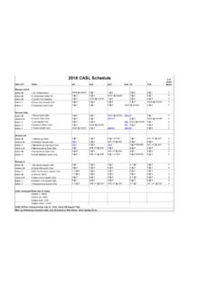 Master Schedule 2018 - swimcasl.org