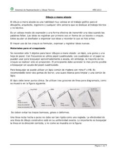Dibujo a mano alzada - dibujotecnicounlam.com