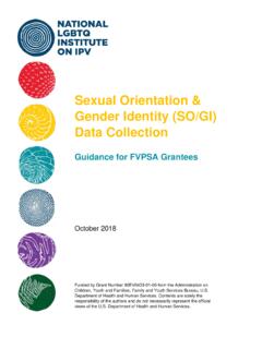 Sexual Orientation &amp; Gender Identity (SO/GI) Data Collection
