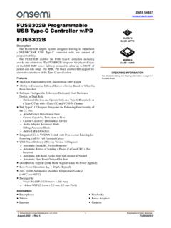 FUSB302B - FUSB302B Programmable USB Type‐C Controller …