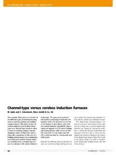 Channel-type versus coreless induction furnaces -  …
