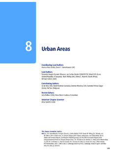8 — Urban Areas - IPCC