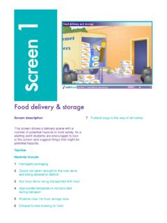 Food delivery &amp; storage