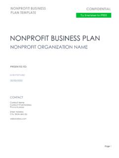 NONPROFIT BUSINESS PLAN - Smartsheet Inc.