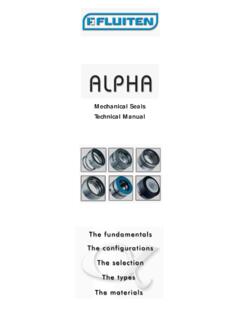 Mechanical Seals Technical Manual - Fluiten