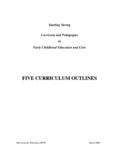 Five Curriculum Outlines - OECD