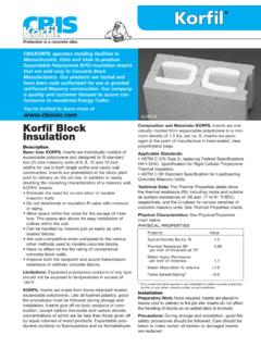Korfil Block - Concrete Block Insulating Systems …