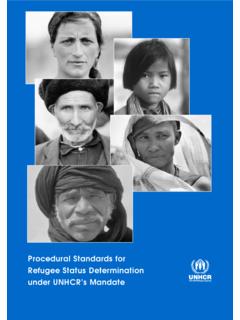 Procedural Standards - UNHCR