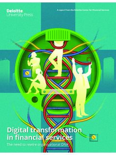 Digital transformation in financial services - Deloitte US