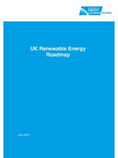 UK Renewable Energy Roadmap - GOV.UK