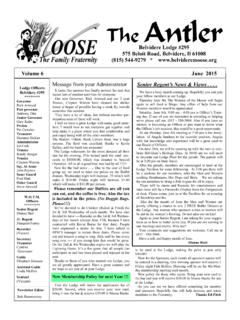 Moose Newsletter June Page 1 TEST - Belvidere …