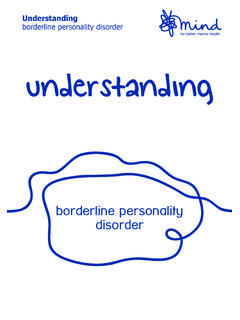 Understanding borderline personality disorder ... - …
