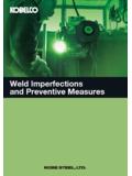 Weld Imperfections and Preventive Measures - 神 …