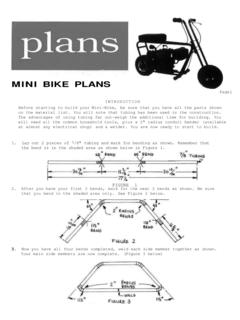 MINI BIKE PLANS - Vintage Projects and Building …