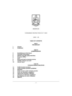 Consumer Protection Act 1999 - Bermuda Laws