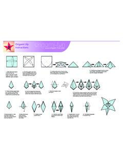 Origami Lily Instructions www.origami-fun