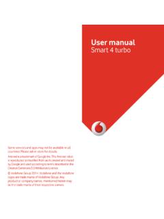 User manual Smart 4 turbo - Welcome to Vodafone