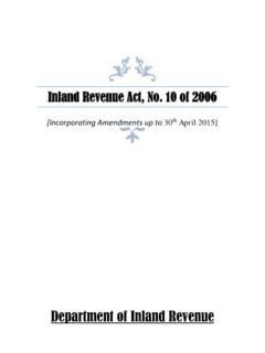 [Incorporating Amendments up to 30 April 2015] - IRD