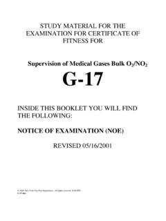 Supervision of Medical Gases Bulk O /NO G-17