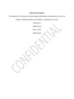 Dissertation Prospectus - Precision Consulting, LLC