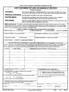 DD Form 1840 - Global Claim Services Llc