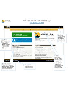ACCESS HRA Quick Guide - nyc.gov