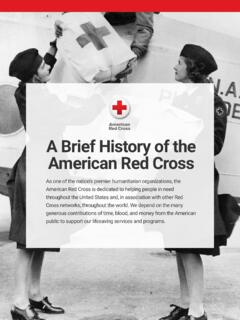 A Brief History of the American Red Cross