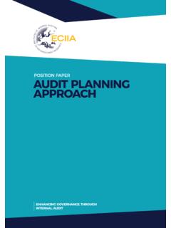POSITION PAPER AUDIT PLANNING APPROACH - eciia.eu