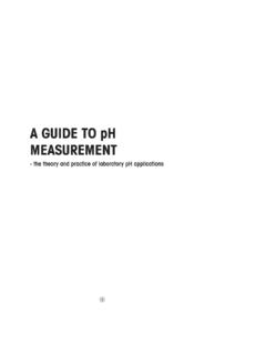 A GUIDE TO pH MEASUREMENT - Mettler Toledo