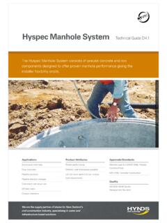 Hyspec Manhole System Technical Guide D4