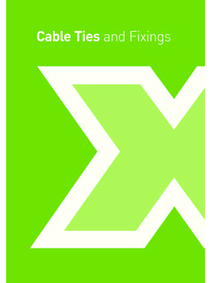 Cable Ties and Fixings - Partex (UK) Ltd.
