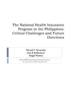The National Health Insurance Act of the Philippines ...