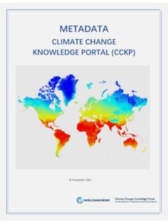METADATA - climateknowledgeportal.worldbank.org