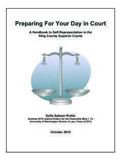 Preparing For Your Day in Court - KCBA &gt; Home Page