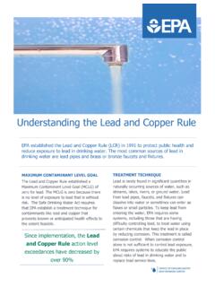 Understanding the Lead and Copper Rule