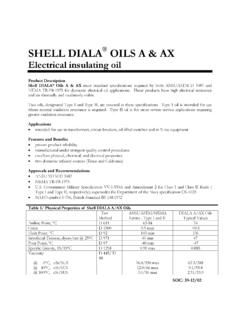 SHELL DIALA OILS A &amp; AX - nttworldwide.com