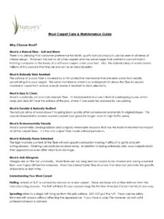 Wool Carpet Care &amp; Maintenance Guide - Nature's …