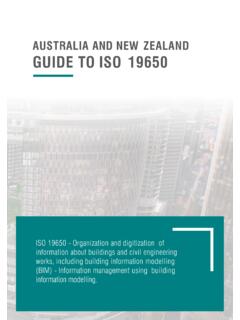 AUSTRALIA AND NEW ZEALAND GUIDE TO ISO 19650