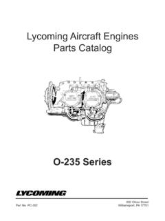 Lycoming Aircraft Engines Parts Catalog