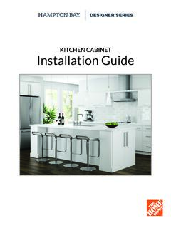 KITCHEN CABINET Installation Guide