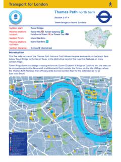 Thames Path north bank route ... - Transport for …