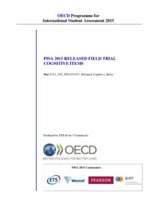 OECD Programme for International Student Assessment …