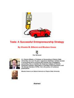 Tesla: A Successful Entrepreneurship Strategy